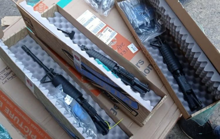 Confiscan armas de largo alcance tradas ilegalmente