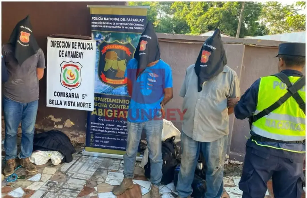 Tres presuntos abigeos son detenidos en Bella Vista Norte