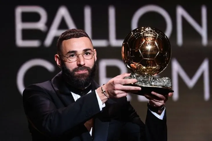Karim Benzema gana el Balón de Oro
