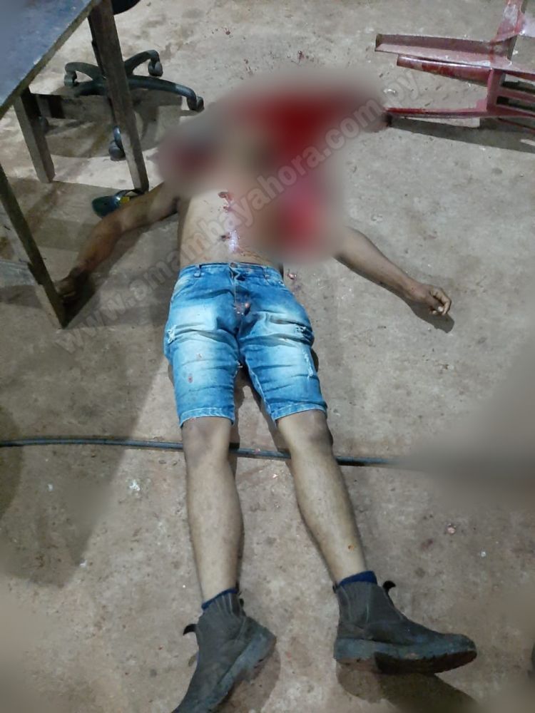 Dispararon con una escopeta en el rostro de la vctima en Cascada