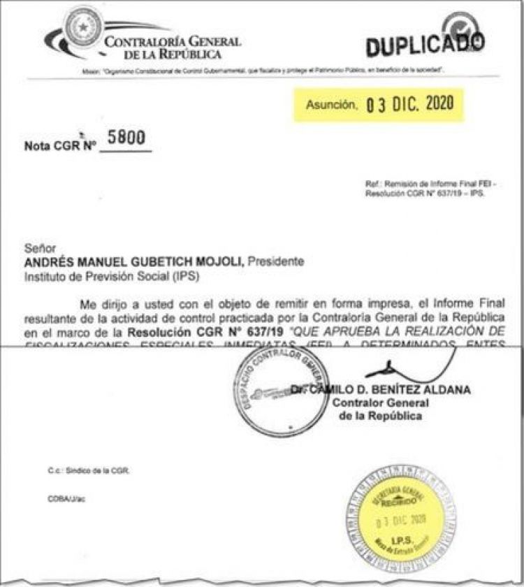 El Consejo de IPS suspende compra de sistema informtico