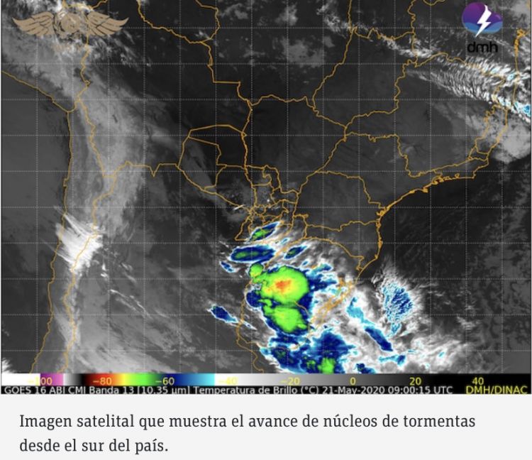 No descartan fenmenos de tiempo severo