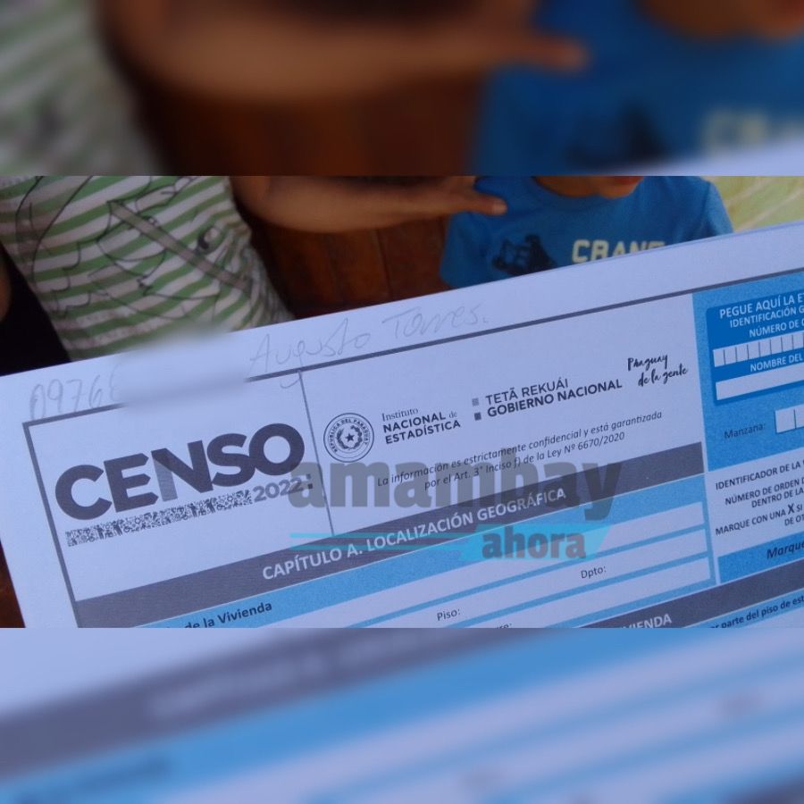Censista dejó documentos a cargo de vecinos de Jardín Aurora para que sean rellenados por cuenta propia