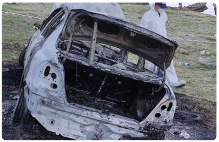 Hallan cuerpo dentro de vehculo incendiado en Remanso