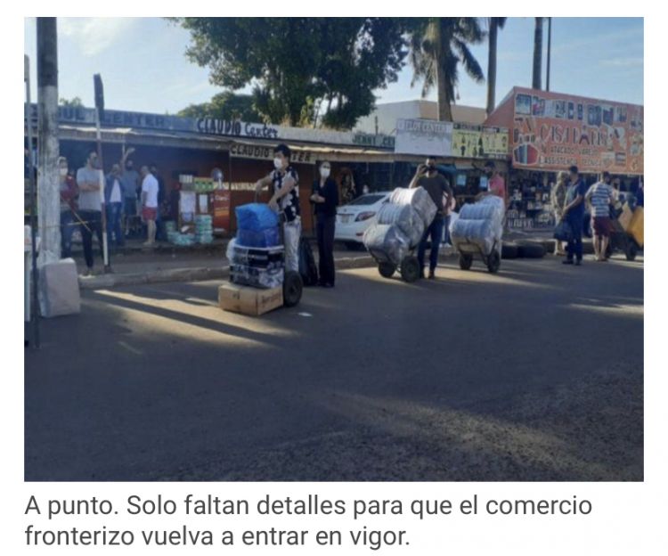 El comercio fronterizo se podra reactivar en 10 das