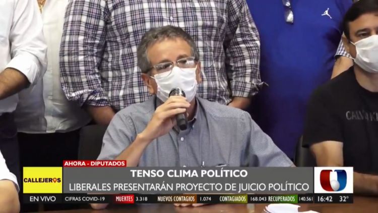 PLRA impulsar juicio poltico a Abdo y Velzquez