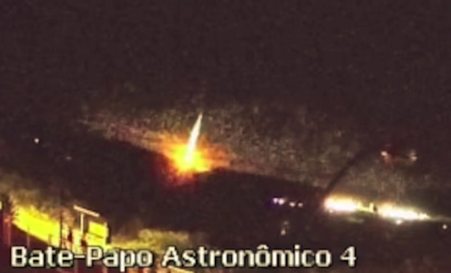 Dos meteoros cruzan el cielo de Brasil y fragmentos habrían caído en Paraguay