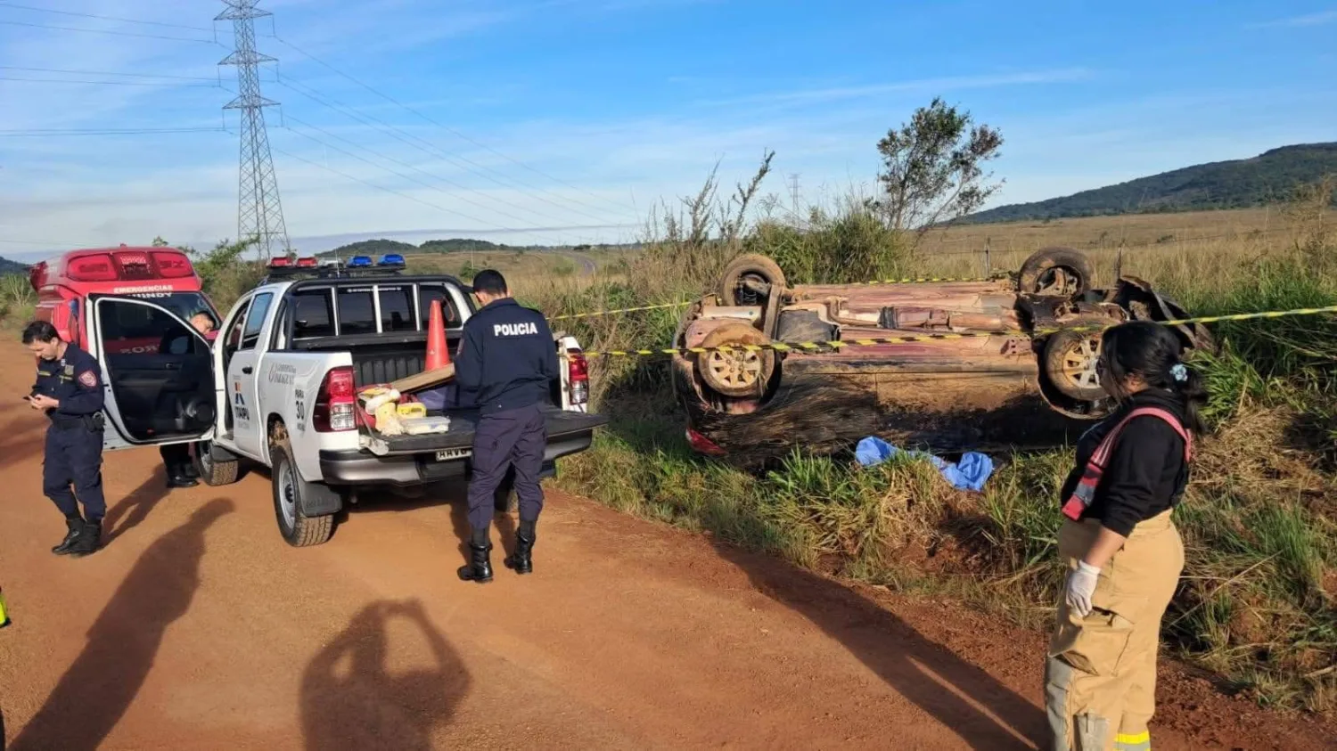 Un trágico vuelco de vehículo cobró la vida de un policía