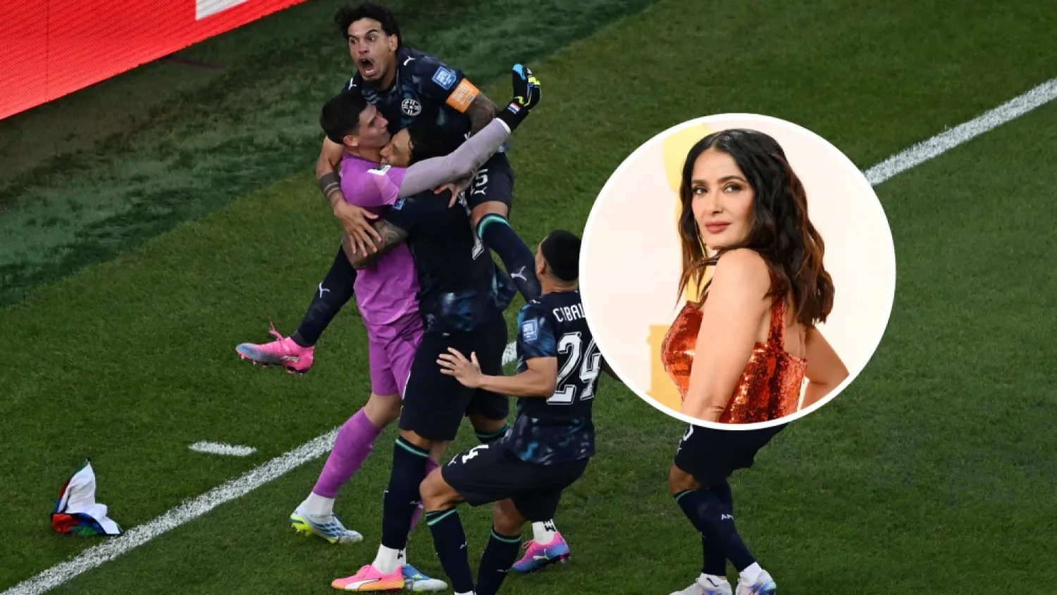 Salma Hayek felicita a Paraguay y destaca su “garra y corazón” en el Mundial 2026