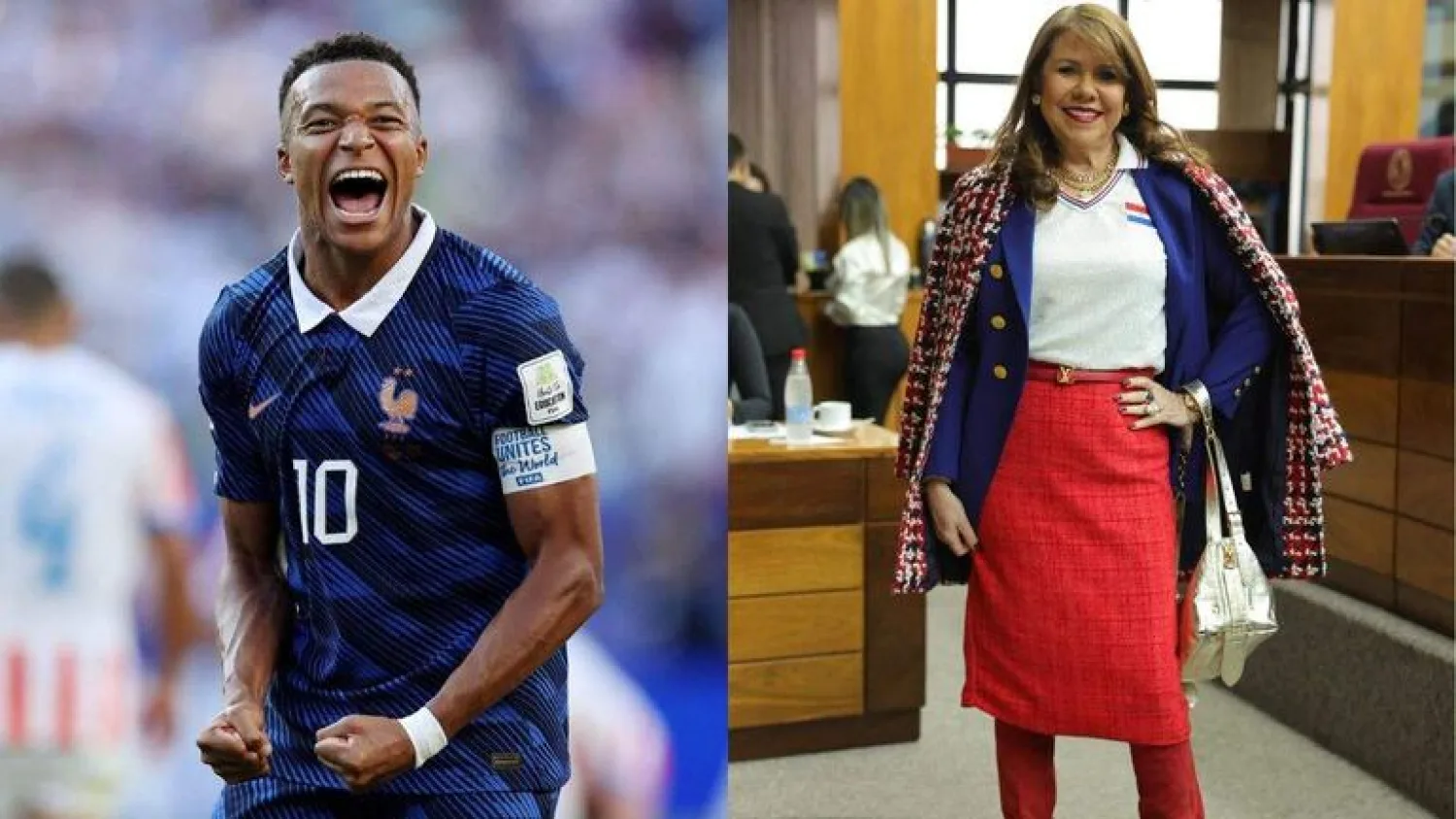 Celeste Amarilla se defiende y no descarta querella contra Kylian Mbappé