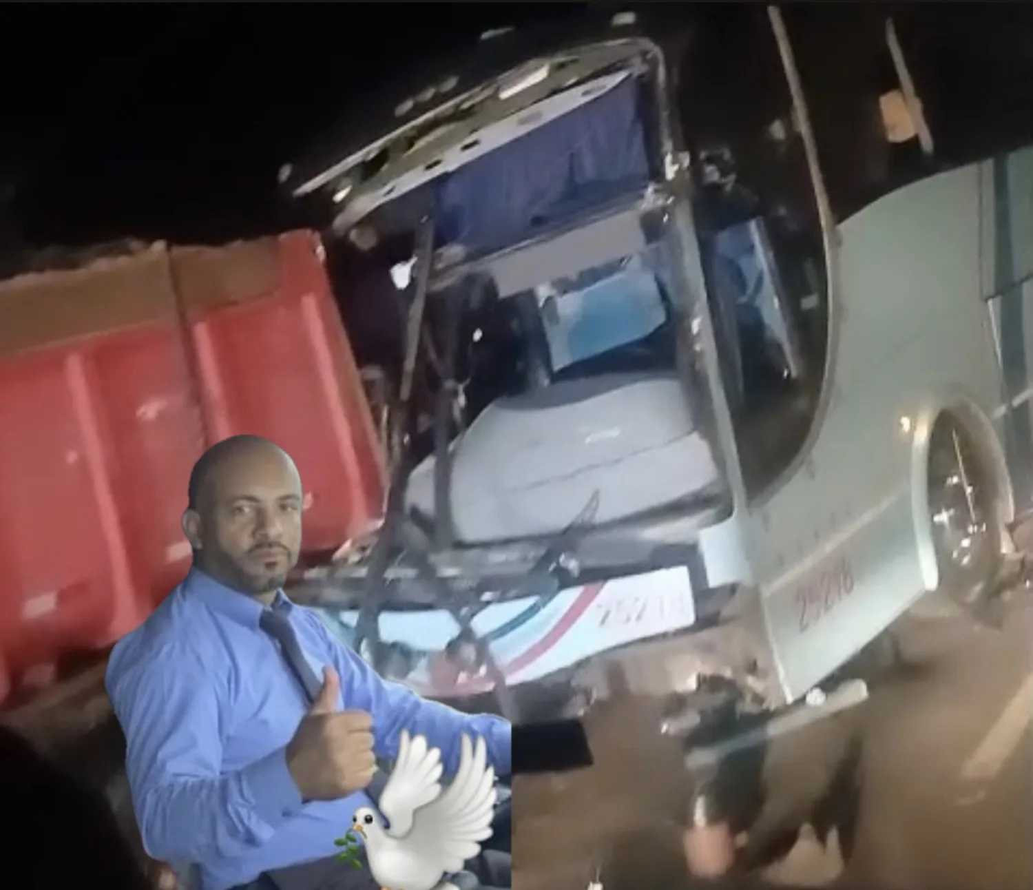 Accidente rutero: Tras colisionar ómnibus y un camión causaron la muerte de una persona en PJC