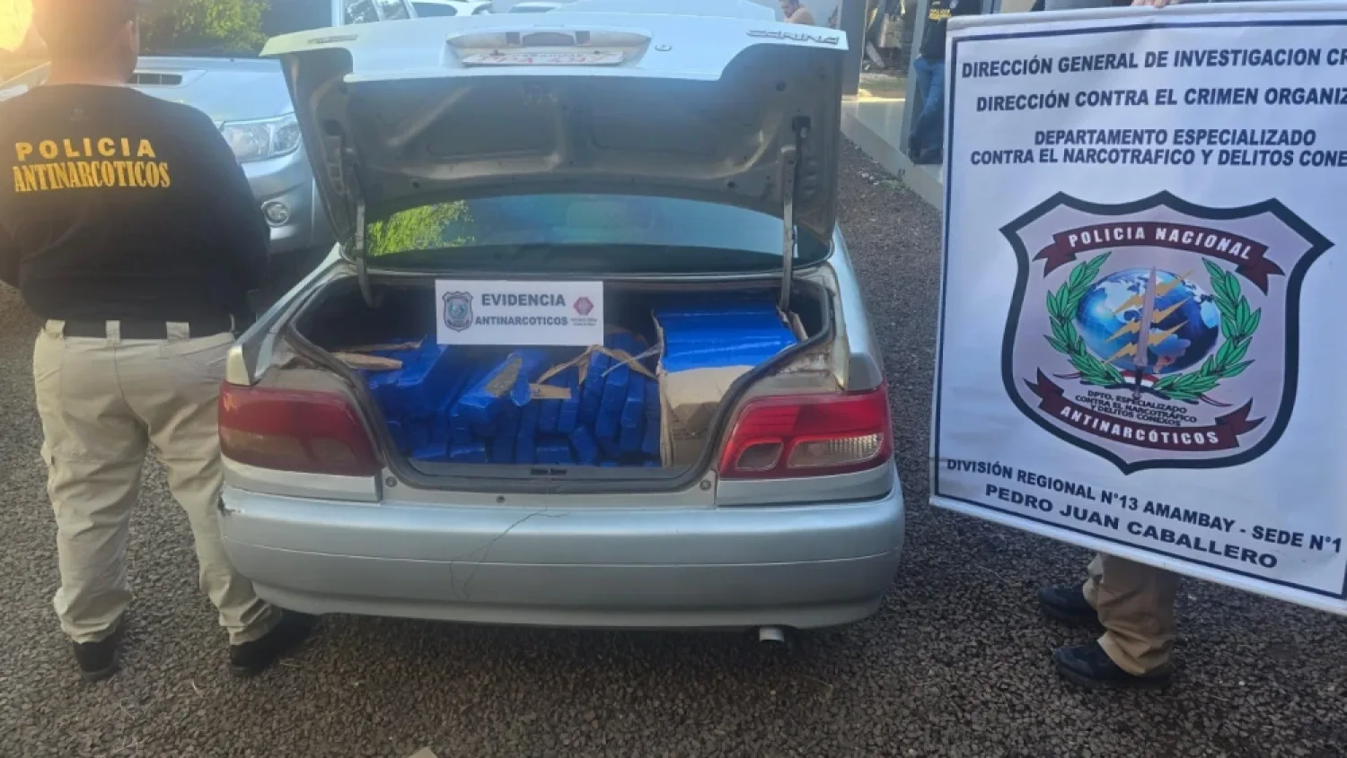 Hallan 174 kilos de marihuana en nuevo modus operandi de entrega en Pedro Juan Caballero