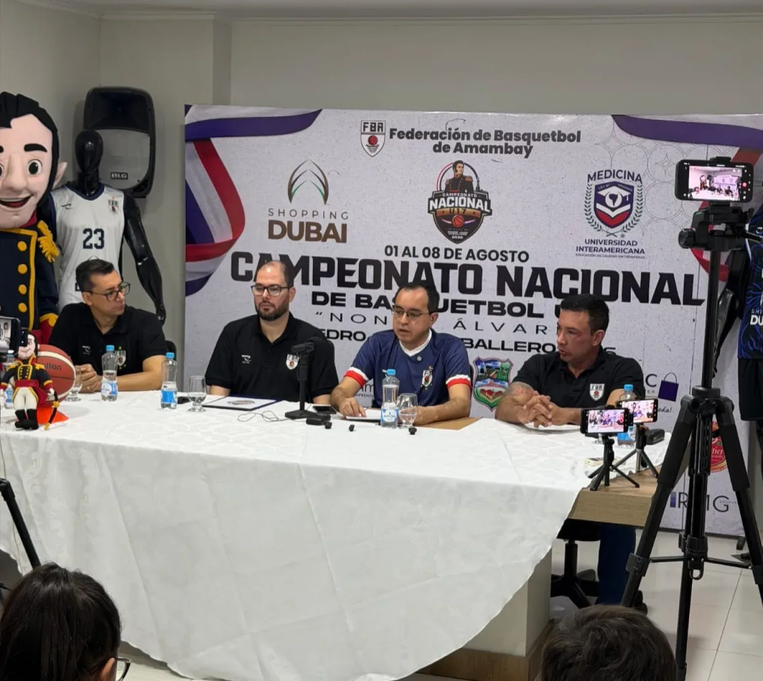 Protestan por la suspensión del Nacional U17 de Básquetbol en Pedro Juan Caballero