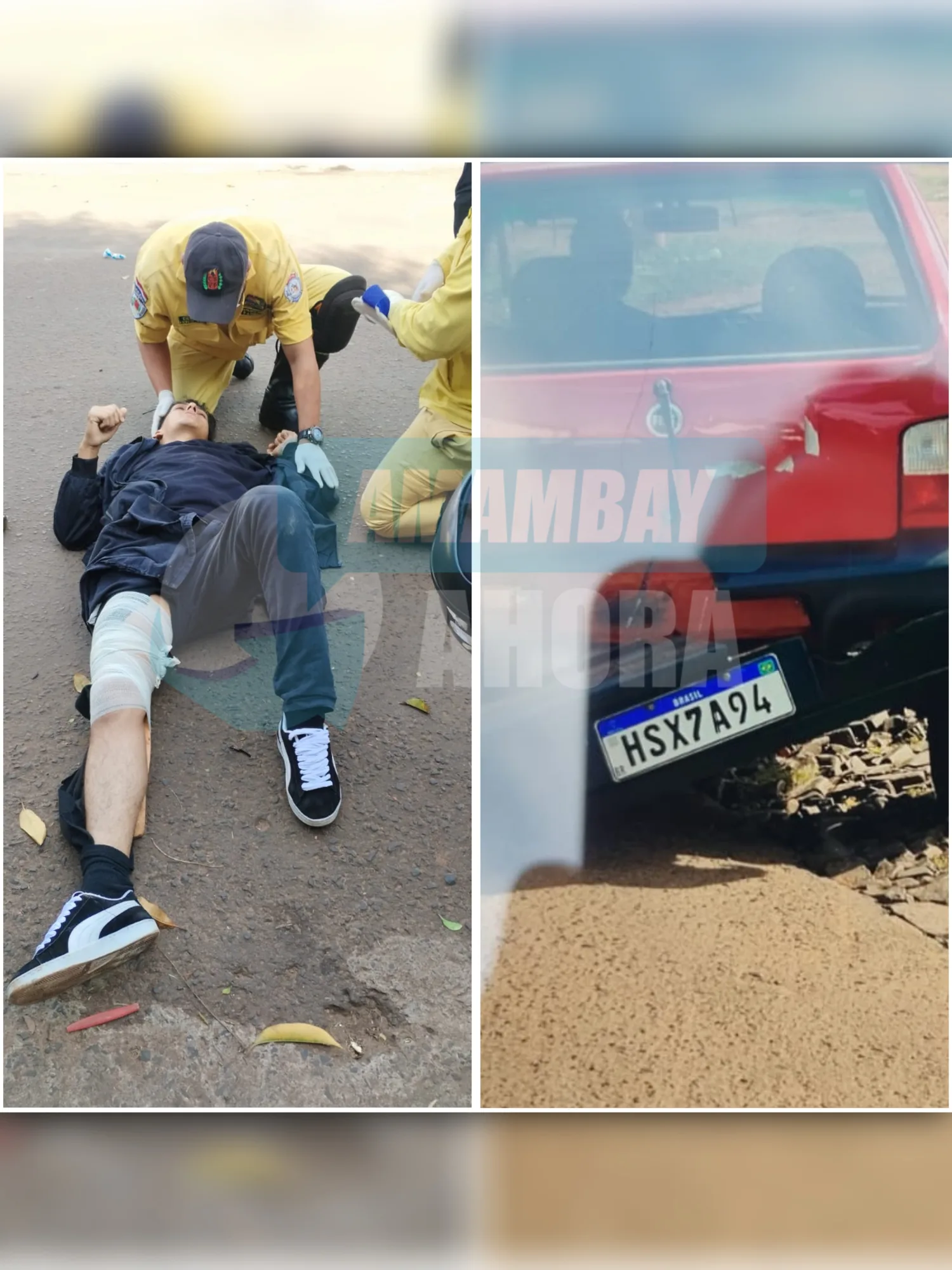 Automovilista huye hacia el Brasil tras chocar a un motociclista en Pedro Juan Caballero