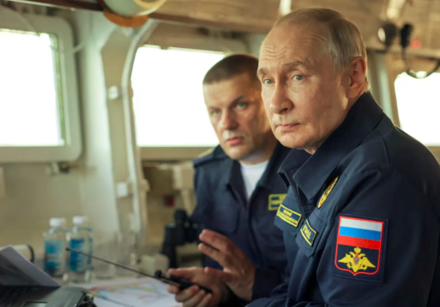 Putin visitó las islas que reclama Japón en el Pacífico y arengó a los marineros rusos: “Ustedes también están en el frente”