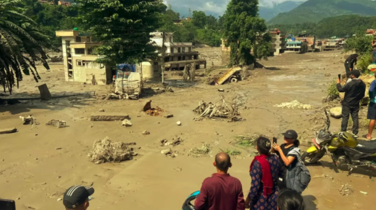 Inundación repentina arrasa en Nepal: hay al menos ocho muertos y cientos de desaparecidos