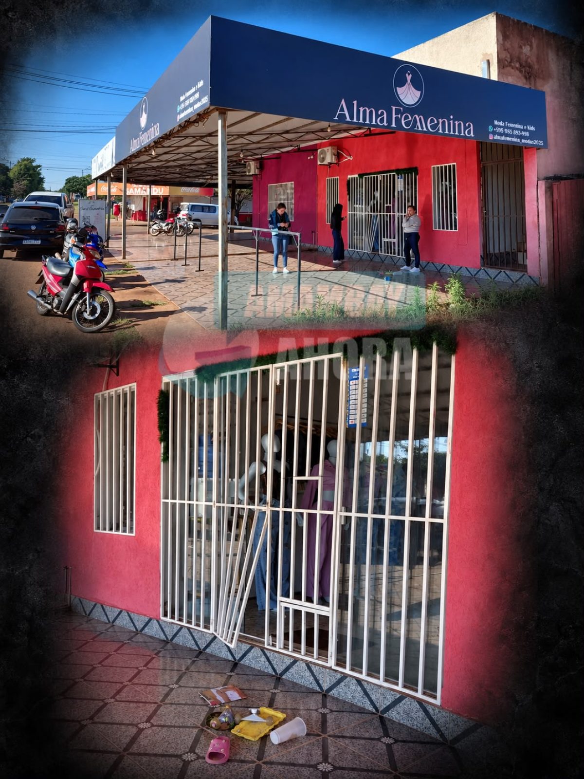 Hurtan dinero, prendas y un equipo de sonido de un comercio