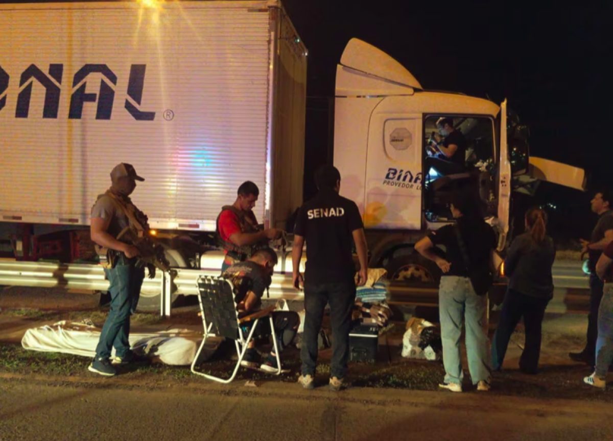 Interceptan camión de cocaína destinada a consumidores de Central