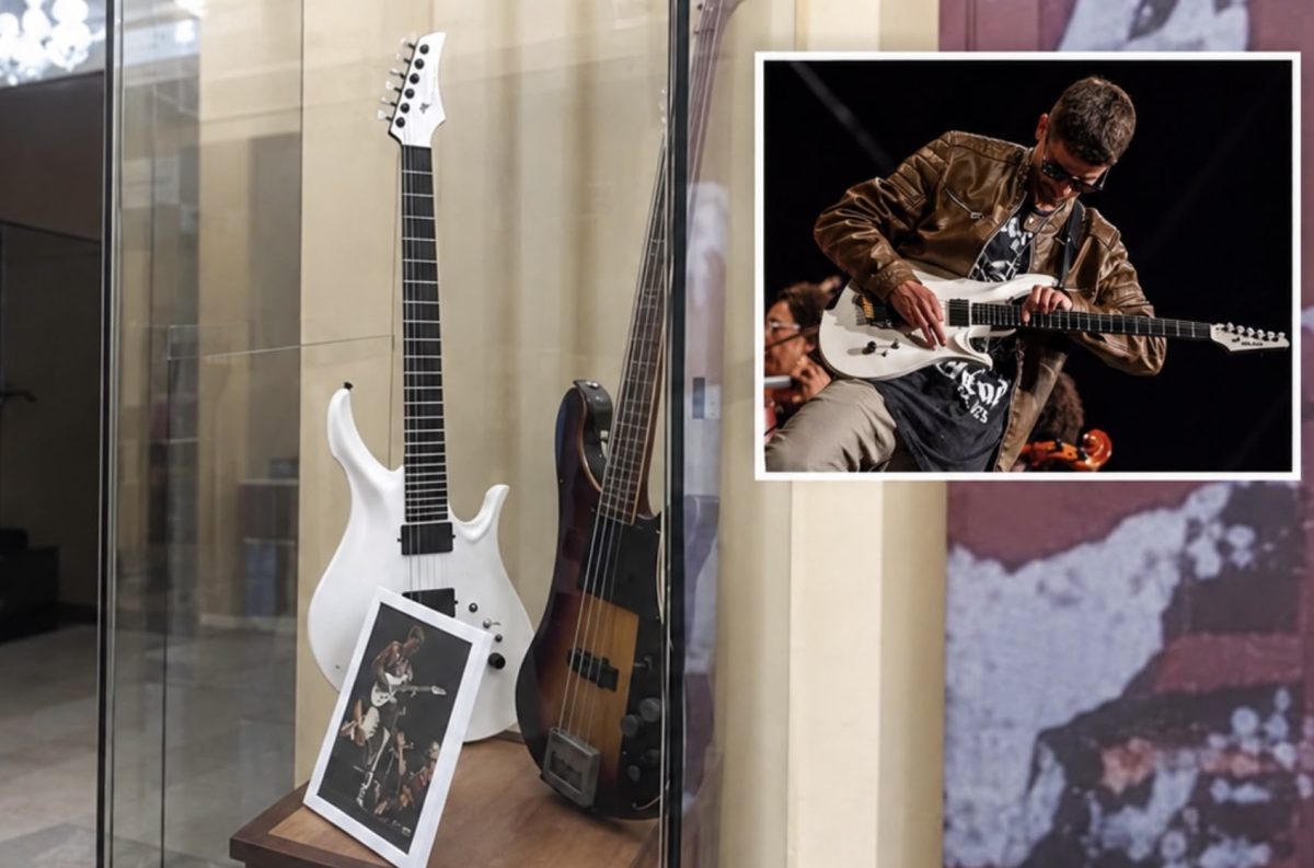 La guitarra utilizada por el guitarrista más rápido de la historia expuesta en el Museo Nacional de la Música de Cuba