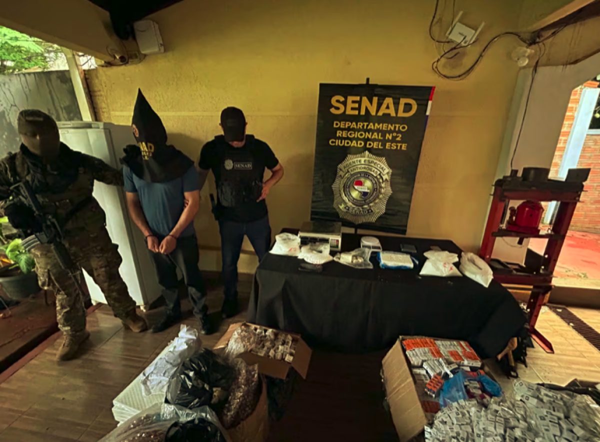 Tráfico de drogas y de adelgazantes: desmantelan foco